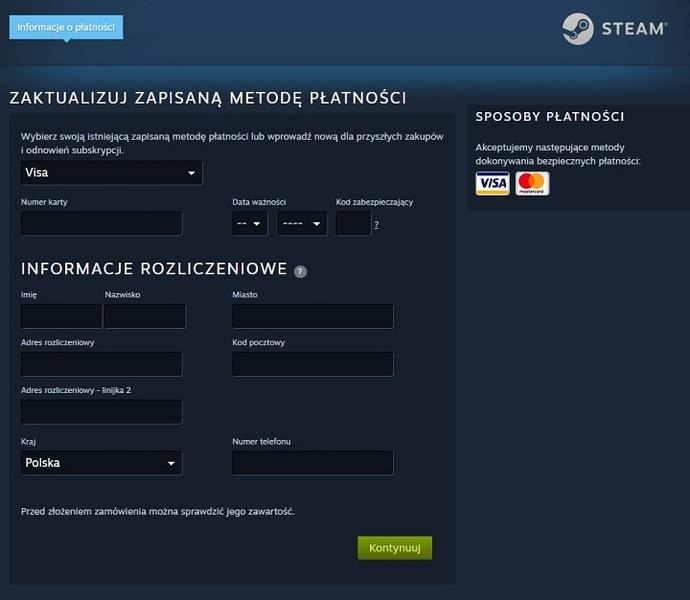 Adres rozliczeniowy na Steam — jak wpisać go poprawnie i uniknąć błędów