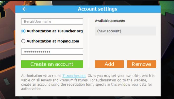 Minecraft TLauncher