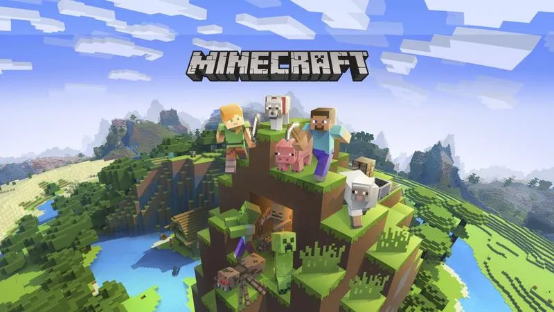 Minecraft na laptopie