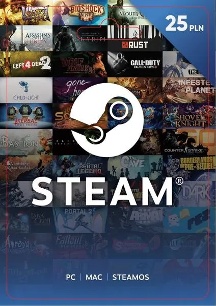 Nominały kart Steam