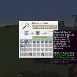 Zaklinanie przedmiotów w Minecraft