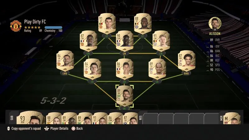 Zarządzanie kartami Ultimate Team