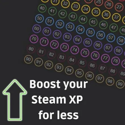 Zwiększenie poziomu Steam